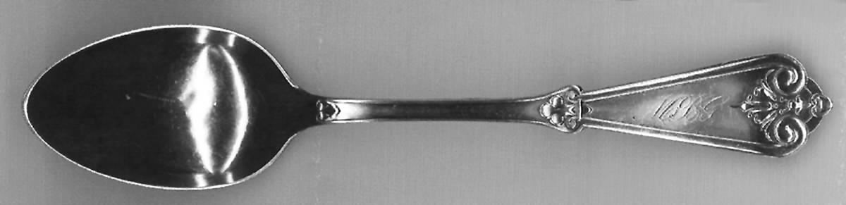 UNF769 (Coin) Teaspoon by Unknown Mfg Silver-1