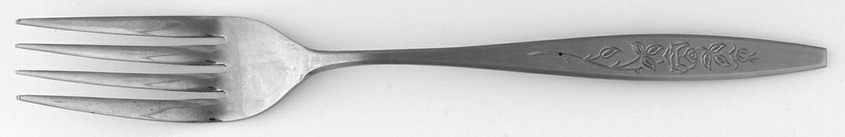 Satin Rose (Stainless) Fork by Unknown Mfg Silver-1