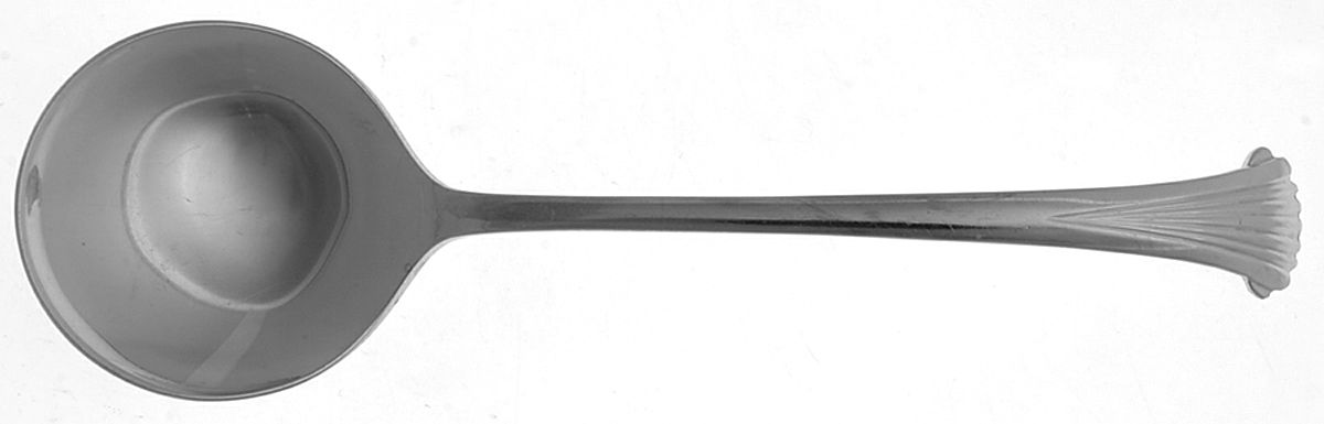 UNF683 (Stainless) Round Bowl Soup Spoon (Cream Soup) by Unknown Mfg Silver-1