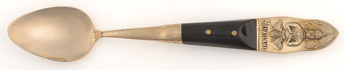 Thailand (Brass) Demitasse Spoon by Unknown Mfg Silver-1