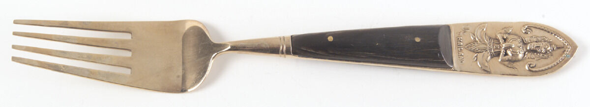 Thailand (Brass) Fork by Unknown Mfg Silver-1