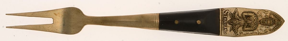 Thailand (Brass) Youth Fork by Unknown Mfg Silver-1