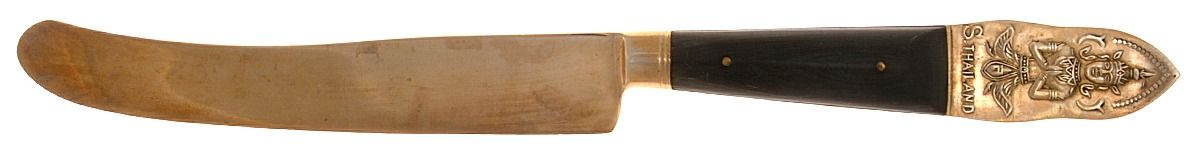 Thailand (Brass) New French Hollow Knife by Unknown Mfg Silver-1