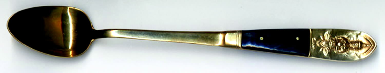 Thailand Iced Tea Spoon by Unknown Mfg Silver-1