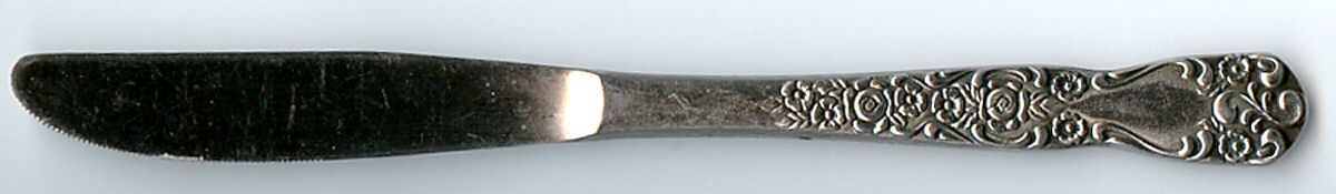 UNF774 (Stainless) Modern Solid Knife by Unknown Mfg Silver-1