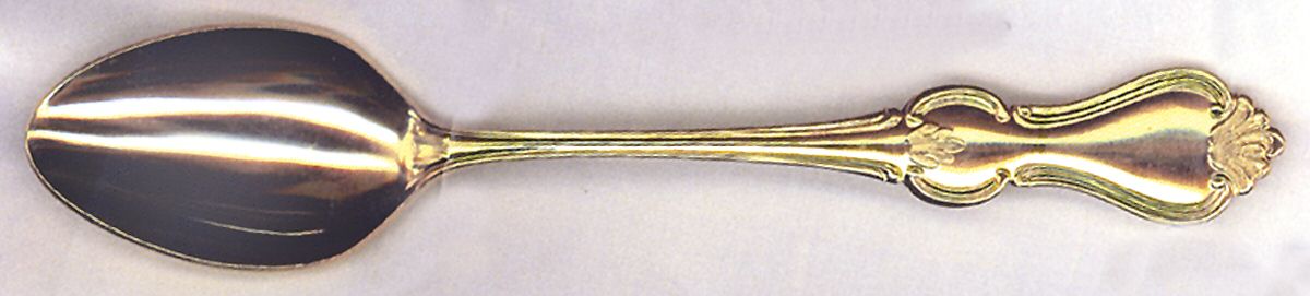 UNF685 (Gold Electroplate) Teaspoon by Unknown Mfg Silver-1