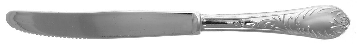 Unf1956 (Silverplate) Modern Solid Knife by Unknown Mfg Silver-1