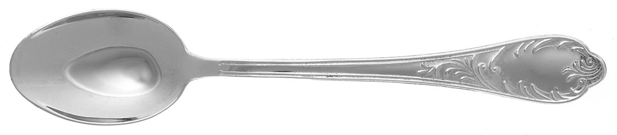 Unf1956 (Silverplate) Solid Serving Spoon by Unknown Mfg Silver-1