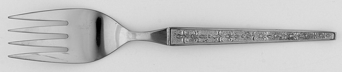UNF790 (Stainless) Medium Solid Cold Meat Serving Fork by Unknown Mfg Silver-1