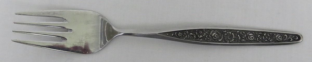 UNF802 (Stainless) Individual Salad Fork by Unknown Mfg Silver-1