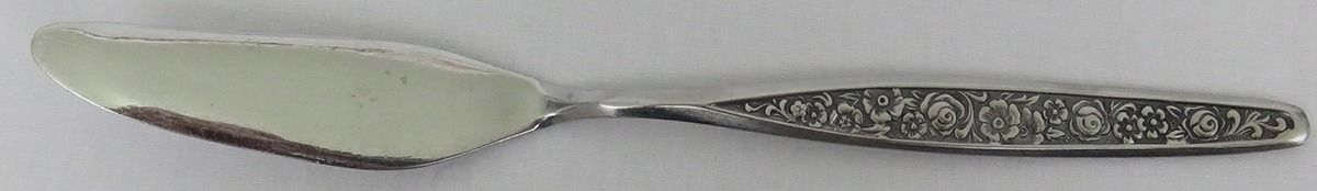 UNF802 (Stainless) Flat Handle Master Butter Knife by Unknown Mfg Silver-1