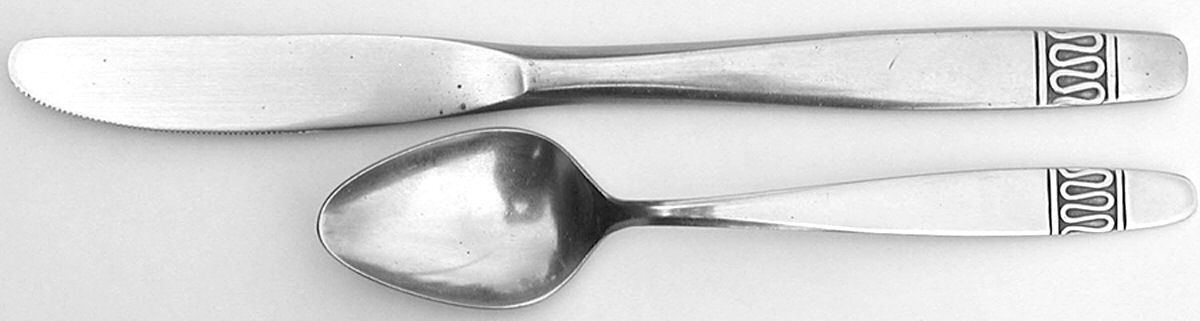UNF808 (Stainless) Teaspoon by Unknown Mfg Silver-1