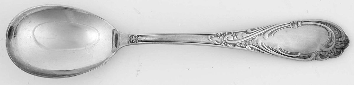 UNF819 (Silverplate) Solid Salad Serving Spoon by Unknown Mfg Silver-1