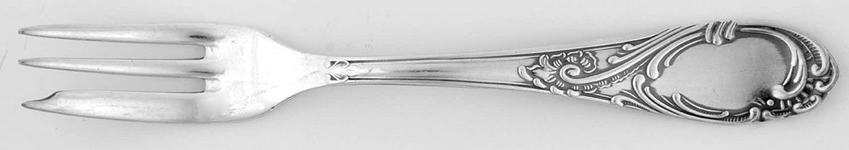 UNF819 (Silverplate) Dessert Fork by Unknown Mfg Silver-1