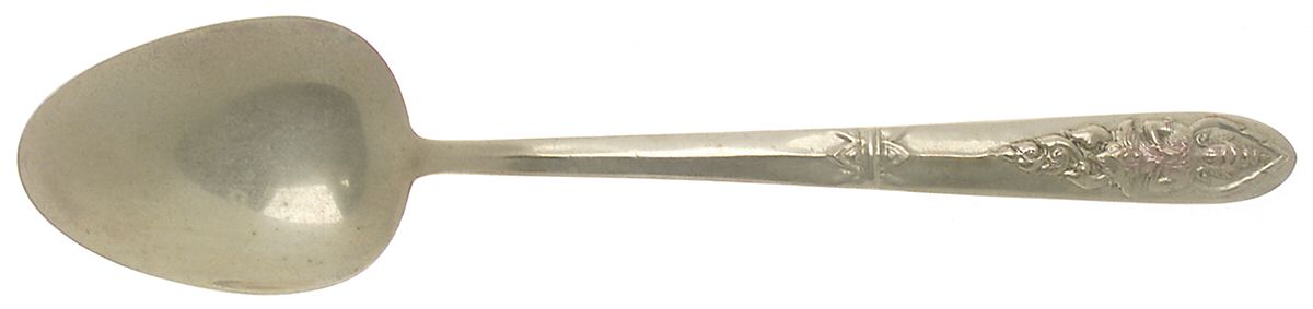 Siam-Brass-Full Figure Buddha Tablespoon (Serving Spoon) by Unknown Mfg Silver-1