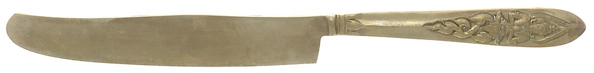 Siam-Brass-Full Figure Buddha New French Solid Knife by Unknown Mfg Silver-1