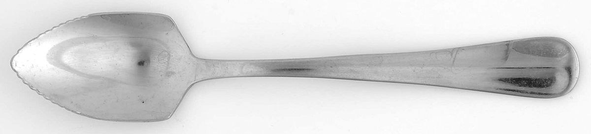 UNF820 (Stainless) Fruit/Orange Spoon by Unknown Mfg Silver-1