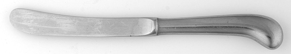 UNF820 (Stainless) Butter Spreader Hollow Hdl-Paddle/Stainless Blade by Unknown Mfg Silver-1