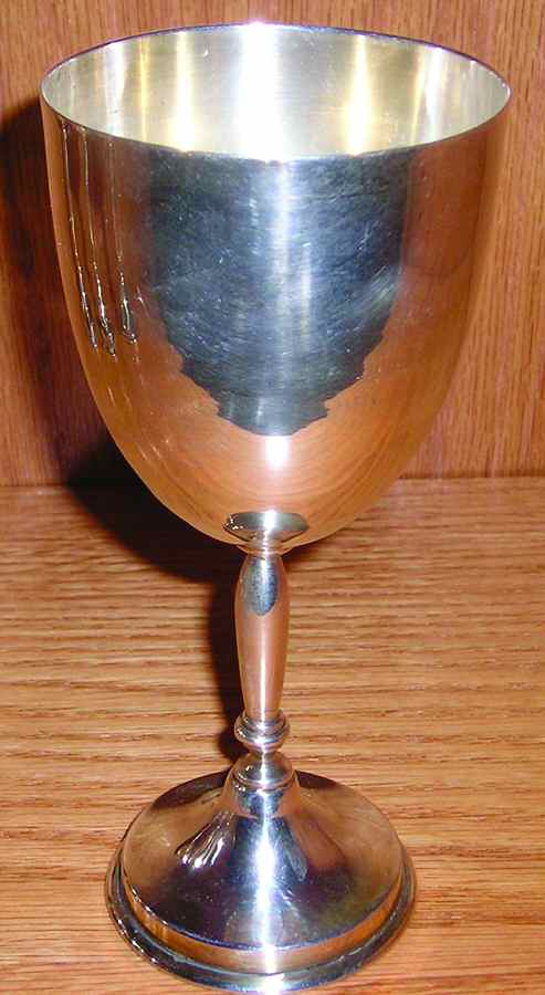 UNH11 (Sterling, Hollowware) Water Goblet by Unknown Manufacturer-1