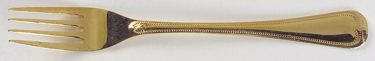 UNF830 (Gold Electroplate) Fork by Unknown Mfg Silver-1