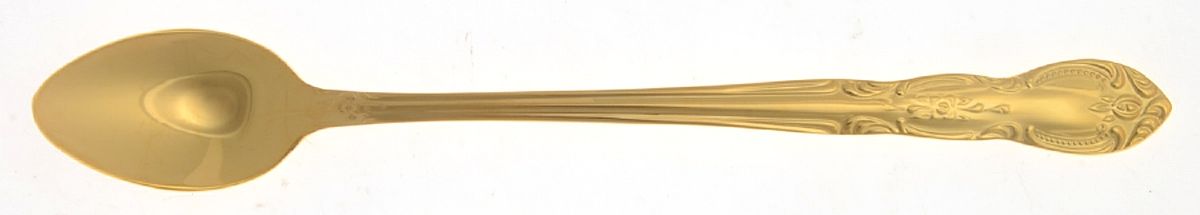 Serena (Gold Electroplate) Iced Tea Spoon by Unknown Mfg Silver-1