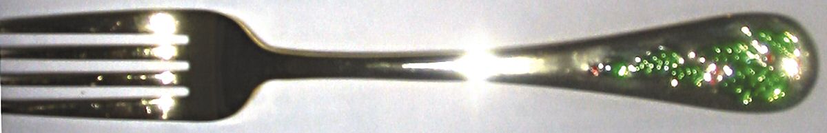 UNF838 (Gold Electroplate) Fork by Unknown Mfg Silver-1