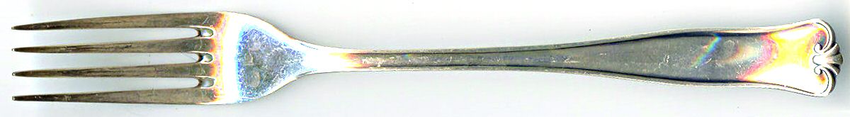 UNF1487(SILVERPLATE) Fork by Unknown Mfg Silver-1