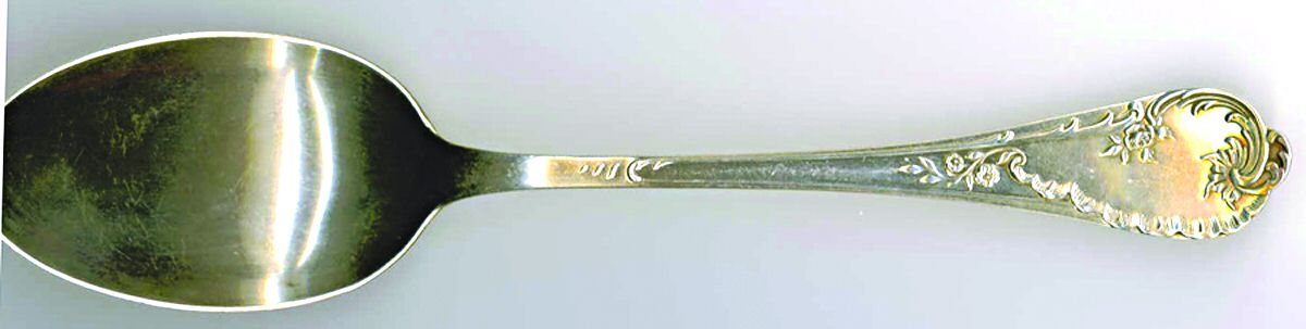 800-45 (Sterling) Tablespoon (Serving Spoon) by Unknown Mfg Silver-1