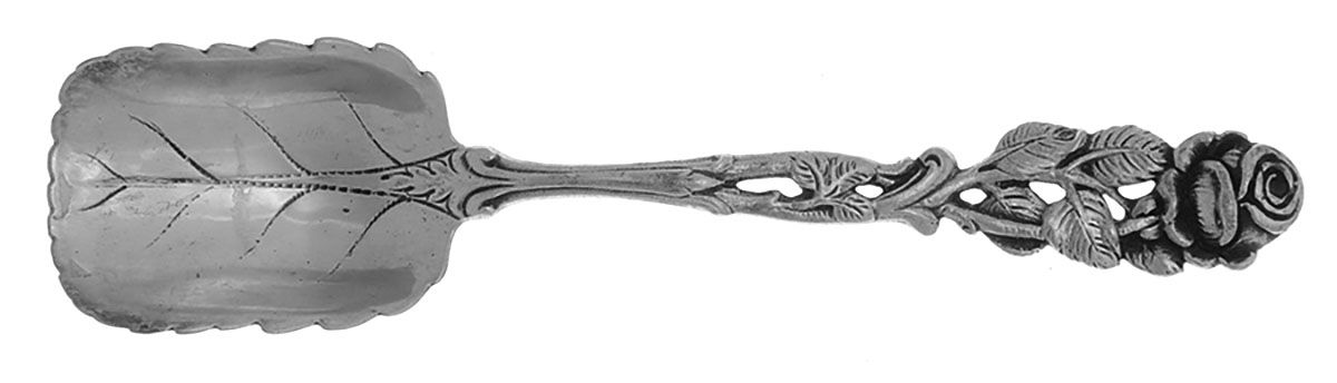 800-46 (Sterling) Sugar Spoon by Unknown Mfg Silver-1