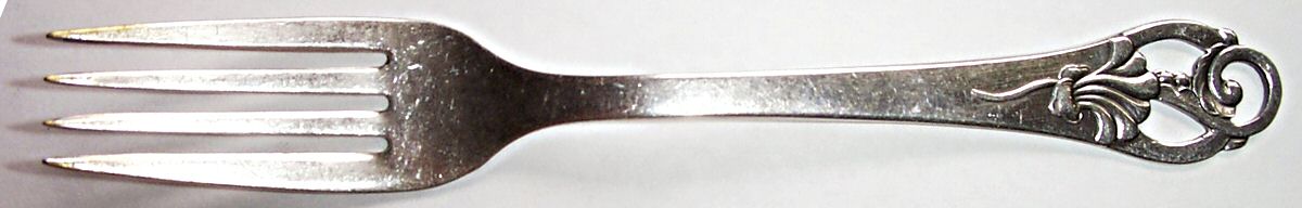 UNF847 (Stainless) Individual Salad Fork by Unknown Mfg Silver-1