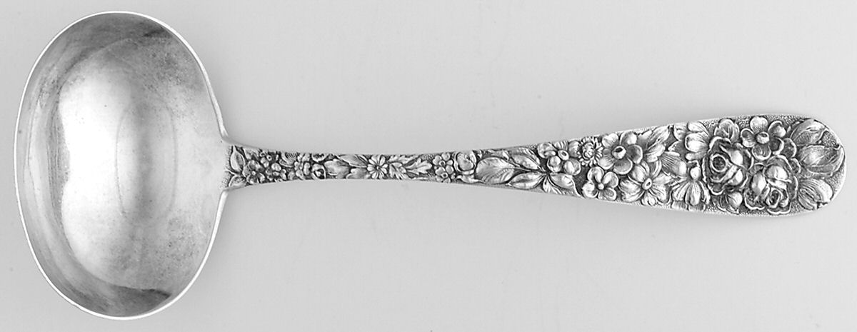 UNF853 (Sterling) Solid Gravy Ladle by Unknown Mfg Silver-1