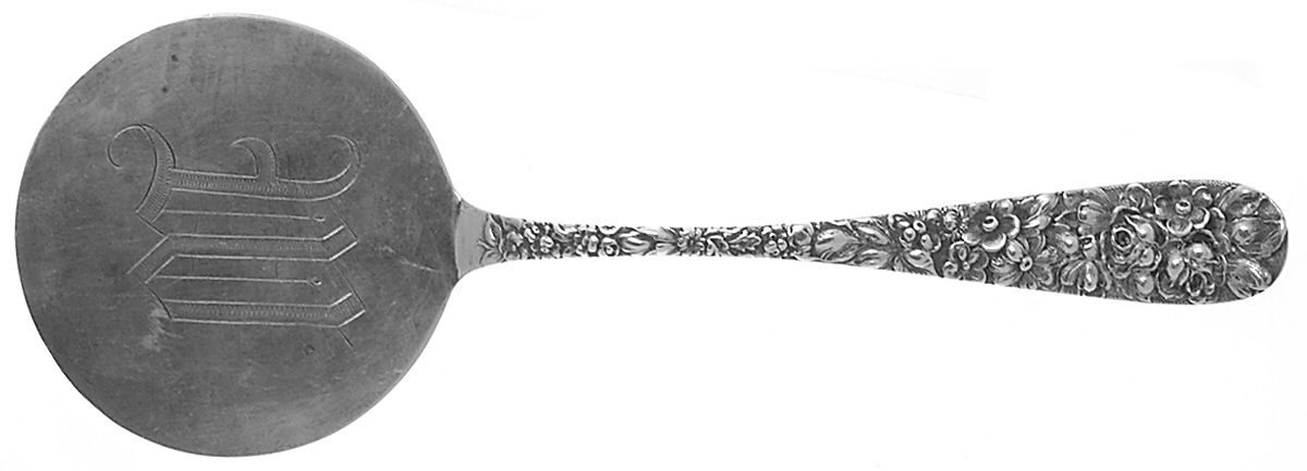 UNF853 (Sterling) Solid Hot Cake Server by Unknown Mfg Silver-1