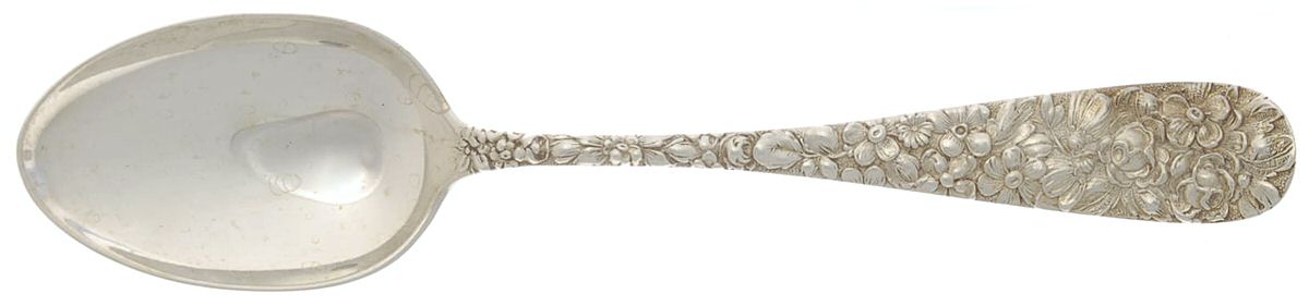 UNF853 (Sterling) Dessert/Oval Soup Spoon by Unknown Mfg Silver-1