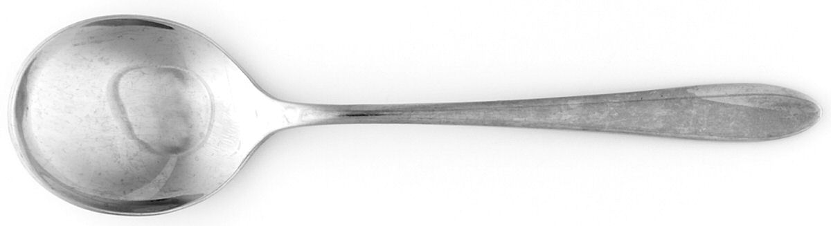 UNF857 (Stainless) Round Bowl Soup Spoon (Gumbo) by Unknown Mfg Silver-1