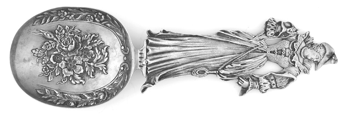 UNF863 (Sterling) Vegetable Serving Spoon (Solid) by Unknown Mfg Silver-1