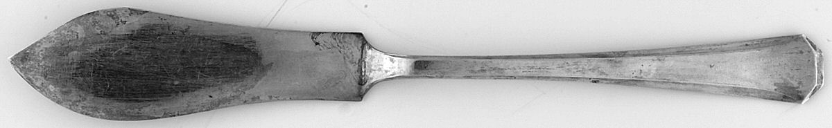 950-1 (Sterling) Flat Handle Master Butter Knife by Unknown Mfg Silver-1