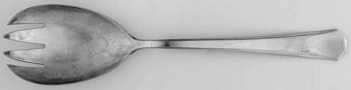 950-1 (Sterling) Solid Salad Serving Fork by Unknown Mfg Silver-1