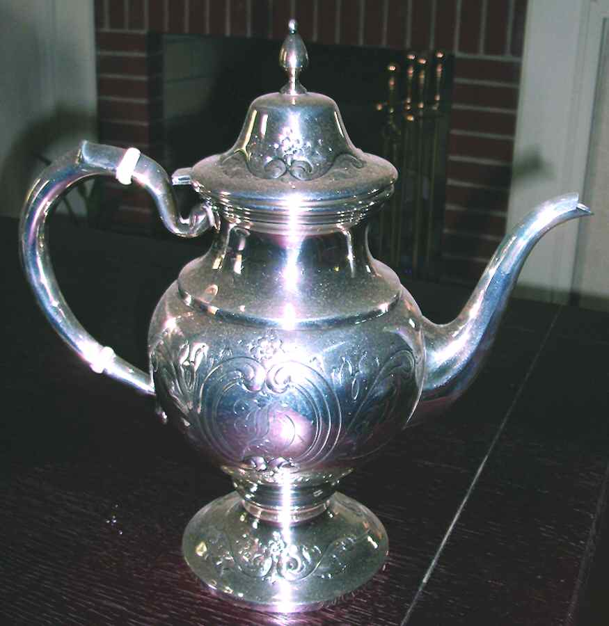 409 (Sterling, Hollowware) Coffee Pot by Unknown Manufacturer-1