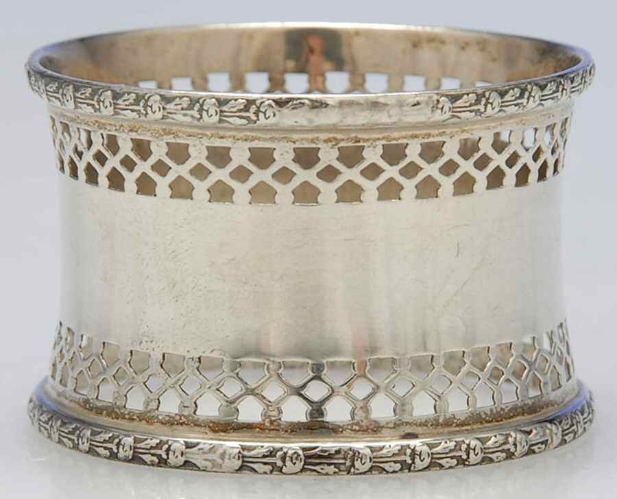 England Sterling Hollowware Napkin Ring by Unknown Manufacturer-1