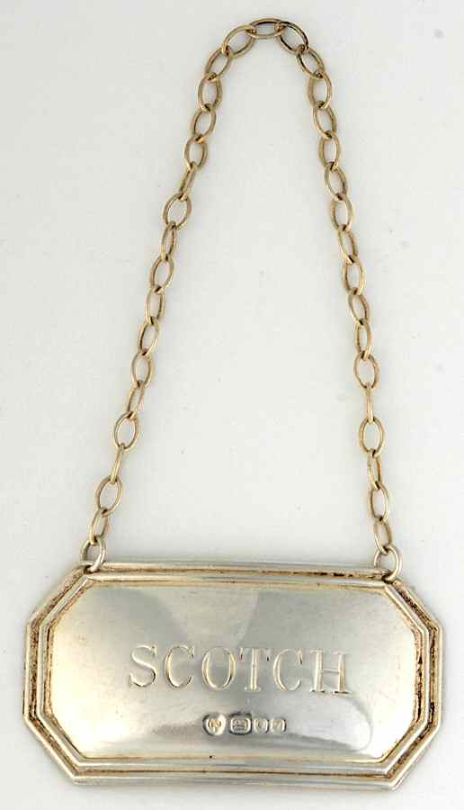 England Sterling Hollowware Decanter Label by Unknown Manufacturer-1