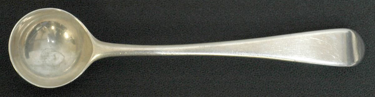 England Sterling Flatware Master Salt Spoon by Unknown Mfg Silver-1