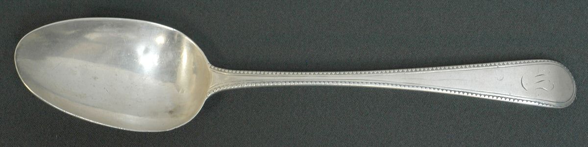 England Sterling Flatware Tablespoon (Serving Spoon) by Unknown Mfg Silver-1