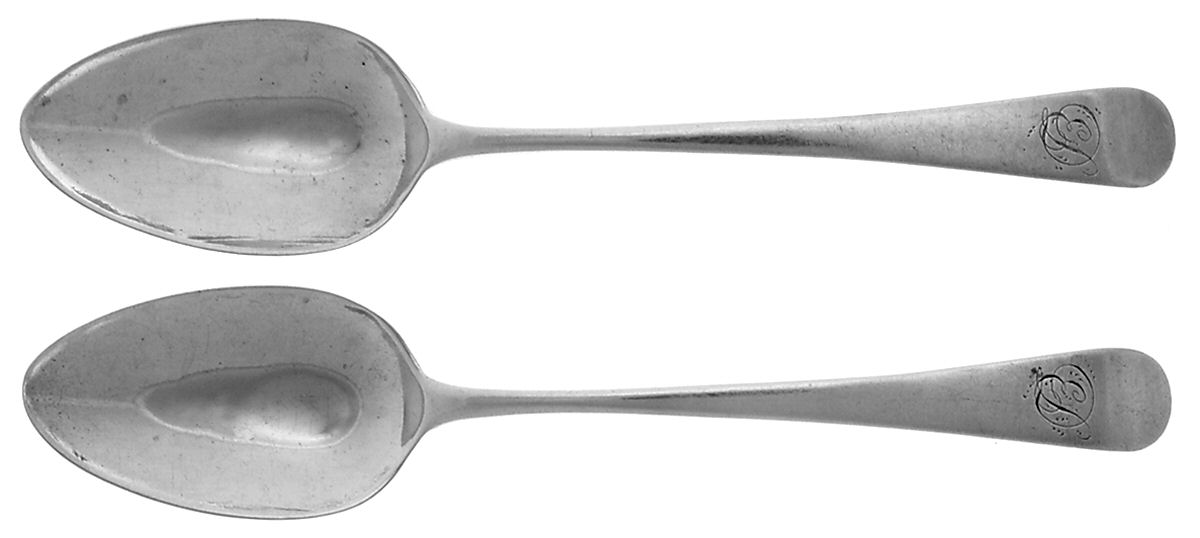 England Sterling Flatware (Set of 2) Tea/Five O'Clock Spoons by Unknown Mfg Silver-1