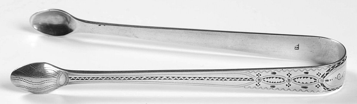England Sterling Flatware Large Sugar Tongs by Unknown Mfg Silver-1