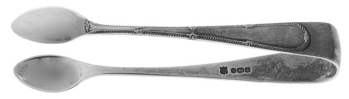 England Sterling Flatware Sugar Tongs by Unknown Mfg Silver-1