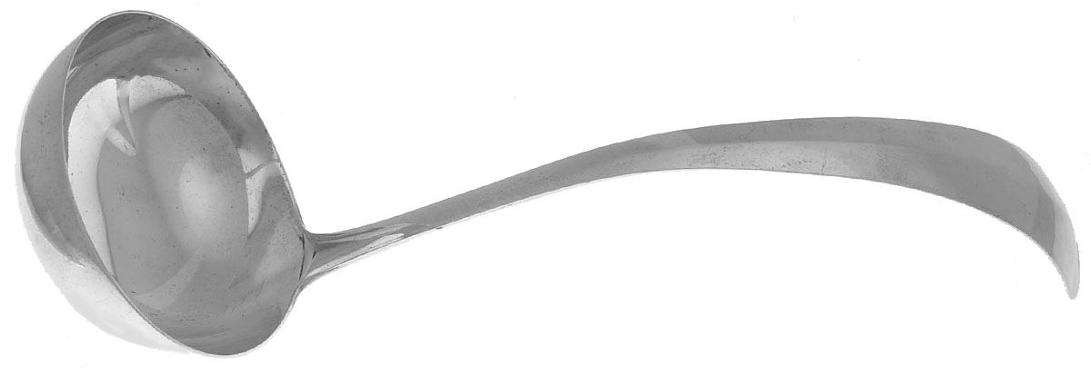 Netherlands Sterling Flatware Solid Soup Ladle by Unknown Mfg Silver-2