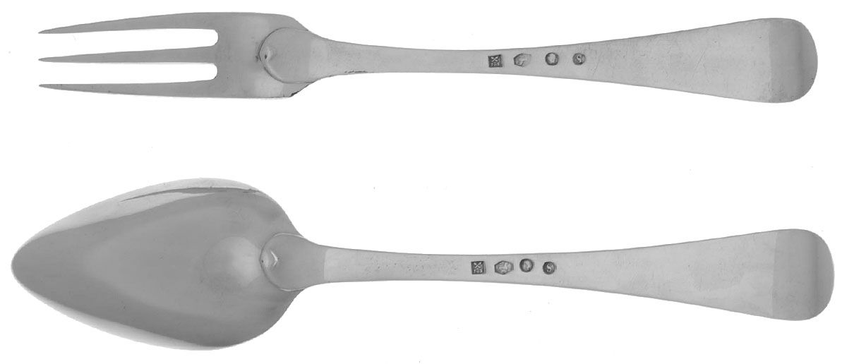 Netherlands Sterling Flatware (20 Piece) Dessert Set (10 each DEF & DES) by Unknown Mfg Silver-3