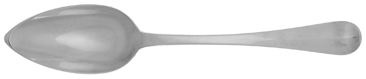 Netherlands Sterling Flatware Solid Serving Spoon by Unknown Mfg Silver-1