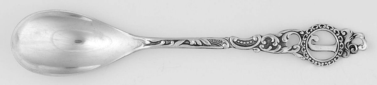 Netherlands Sterling Flatware Egg Spoon by Unknown Mfg Silver-1