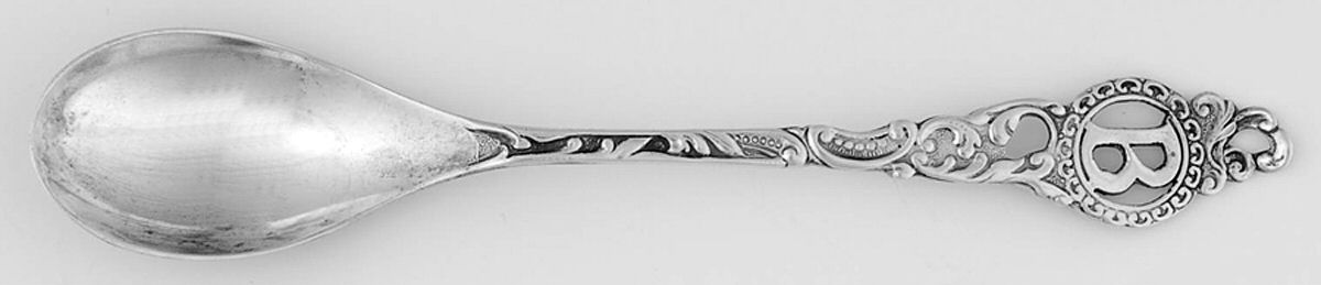 Netherlands Sterling Flatware Egg Spoon by Unknown Mfg Silver-1